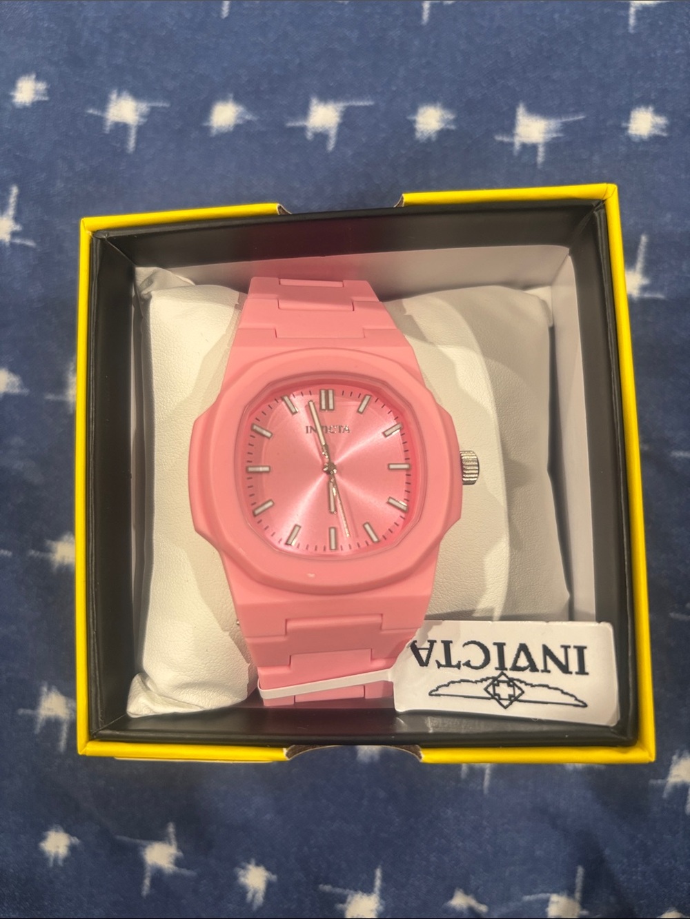 Invicta Pink Sport Resin Watch with Matching Dial
